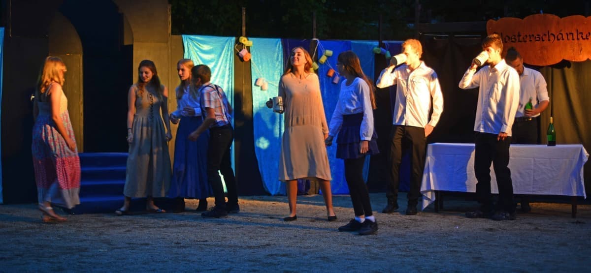 Das Dorffest ist in vollem Gange