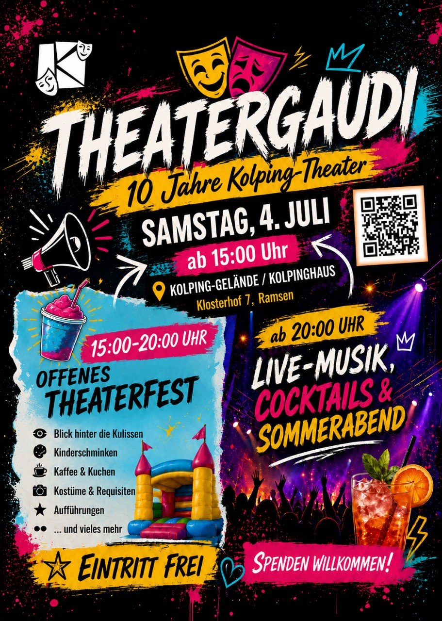 Originalplakat der Produktion Theatergaudi